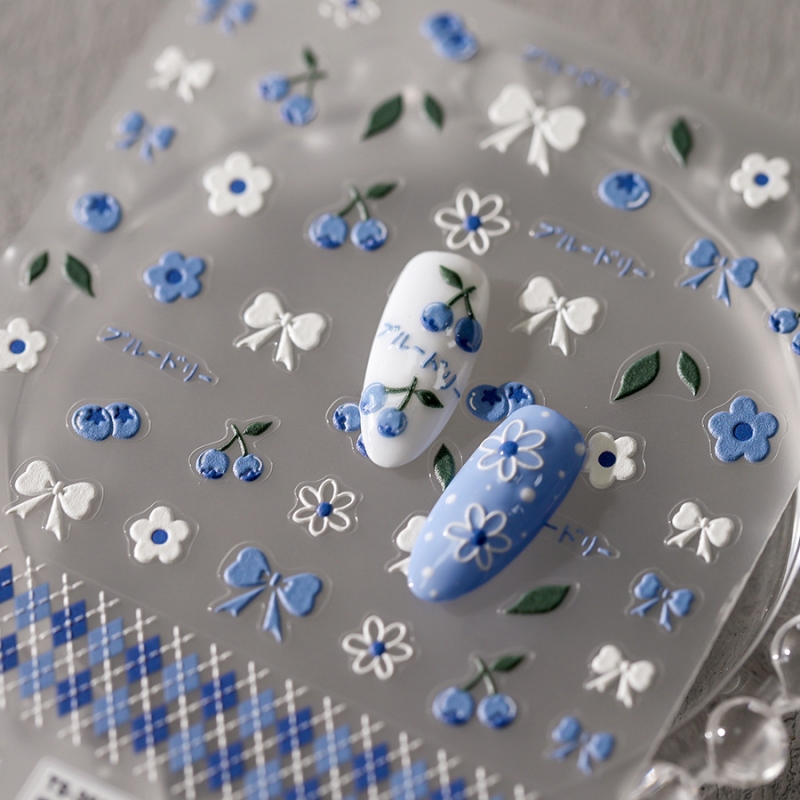 Blueberry&Cherry Nail Stickers